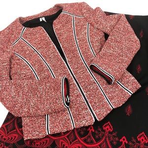 Nanette Lepore Poppy Red Tailored Jacket Size 0